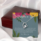 Daughter-In-Law Gift Necklace, Wedding Gift, Jewelry From Mother-In Law, Gift for Bride, Daughter-In-Heart