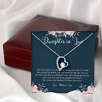 Daughter-In-Law Gift Necklace, Wedding Gift, Jewelry From Mother-In Law, Gift for Bride, Daughter-In-Heart