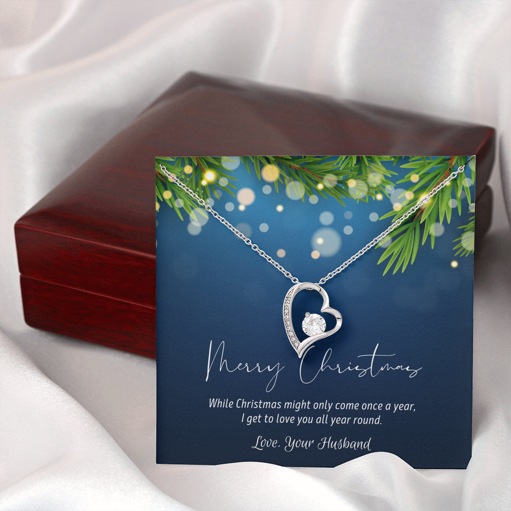 Christmas Gift for Wife, Love Knot Necklace for Wife, Christmas Present for Wife, Christmas Gift for Love