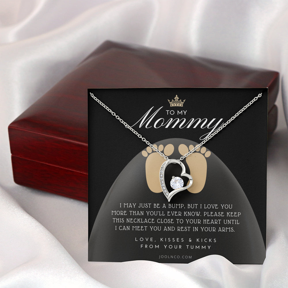 Mom to be gift | New Mommy Gift Necklace | Pregnant Wife Gift | I May Just Be A Bump But I Love You | To mummy from bump | To Mommy to be