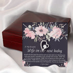 Beautiful Wife on our new baby