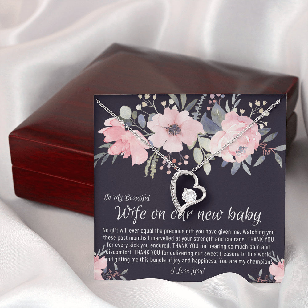 Beautiful Wife on our new baby