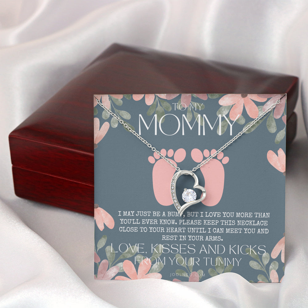 Baby shower gift | New Mommy Necklace | Pregnant Wife Gift | I May Just Be A Bump But I Love You | To mummy from bump | To Mommy to be