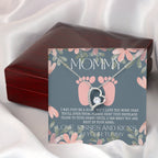 Baby shower gift | New Mommy Necklace | Pregnant Wife Gift | I May Just Be A Bump But I Love You | To mummy from bump | To Mommy to be