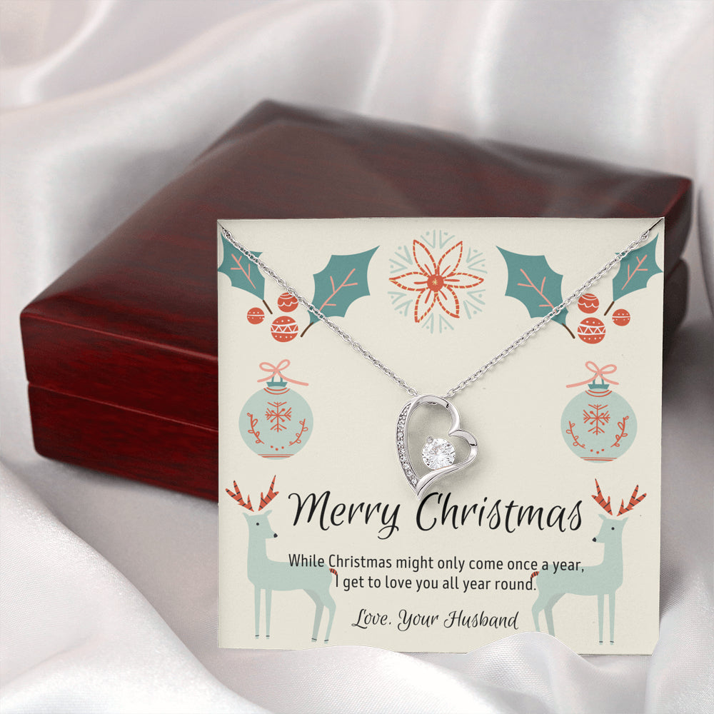 Christmas Gift for Wife, Love Knot Necklace for Wife, Christmas Present for Wife, Christmas Gift for Love