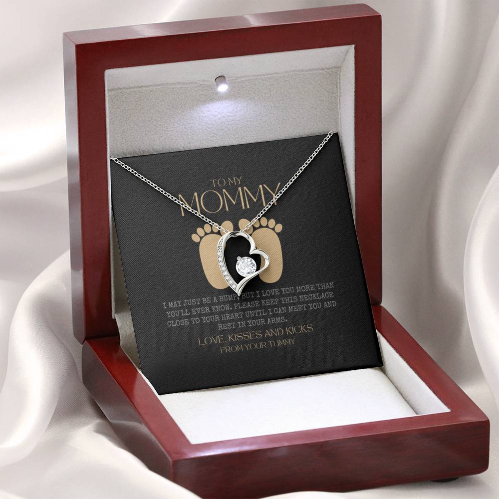 Baby shower gift | New Mommy Necklace | Pregnant Wife Gift | To My Mommy | I May Just Be A Bump But I Love You More Than You Ever Know | To mummy from bump | To Mommy to be | Pregnancy Gift for First Time Mom | New Mom in Hospital | Gift for Pregnant Wife