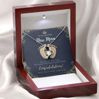 Daughter Pregnancy Gift From Dad | Mom to be gift | New Mommy Necklace | To Mommy to be | New Mom Jewelry | First Mommy Gift