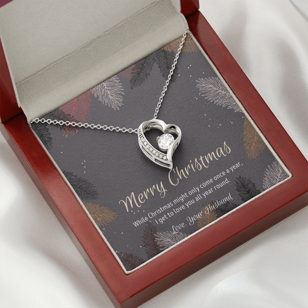 Christmas Gift for Wife, Love Knot Necklace for Wife, Christmas Present for Wife, Christmas Gift for Love