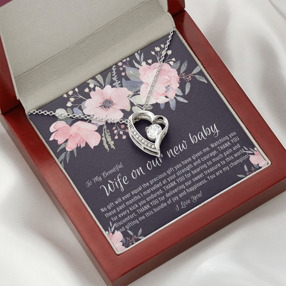 Beautiful Wife on our new baby