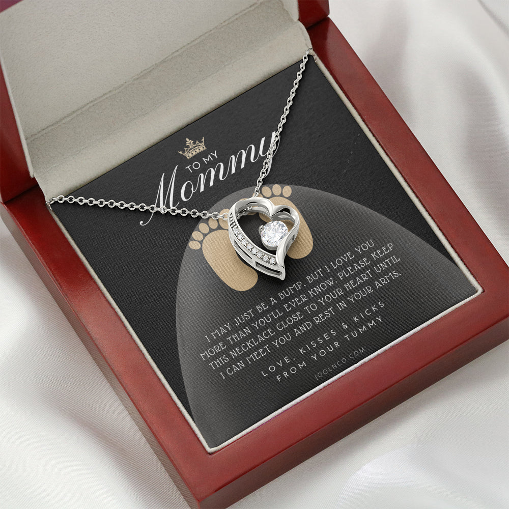 Mom to be gift | New Mommy Gift Necklace | Pregnant Wife Gift | I May Just Be A Bump But I Love You | To mummy from bump | To Mommy to be