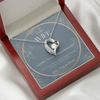 74 Year Anniversary Gift For Wife - Forever Love Necklace