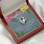 Daughter-In-Law Gift Necklace, Wedding Gift, Jewelry From Mother-In Law, Gift for Bride, Daughter-In-Heart