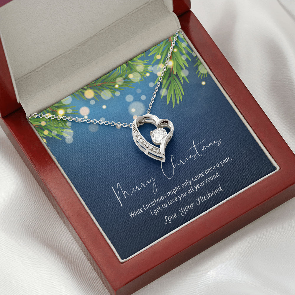 Christmas Gift for Wife, Love Knot Necklace for Wife, Christmas Present for Wife, Christmas Gift for Love