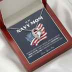 Military Mom Gift, Navy Mom Mothers Day, Navy Mom Gift, Deployment Gift, Navy Mom Necklace from Son, Military, Deploy Gift, Best Navy Mom