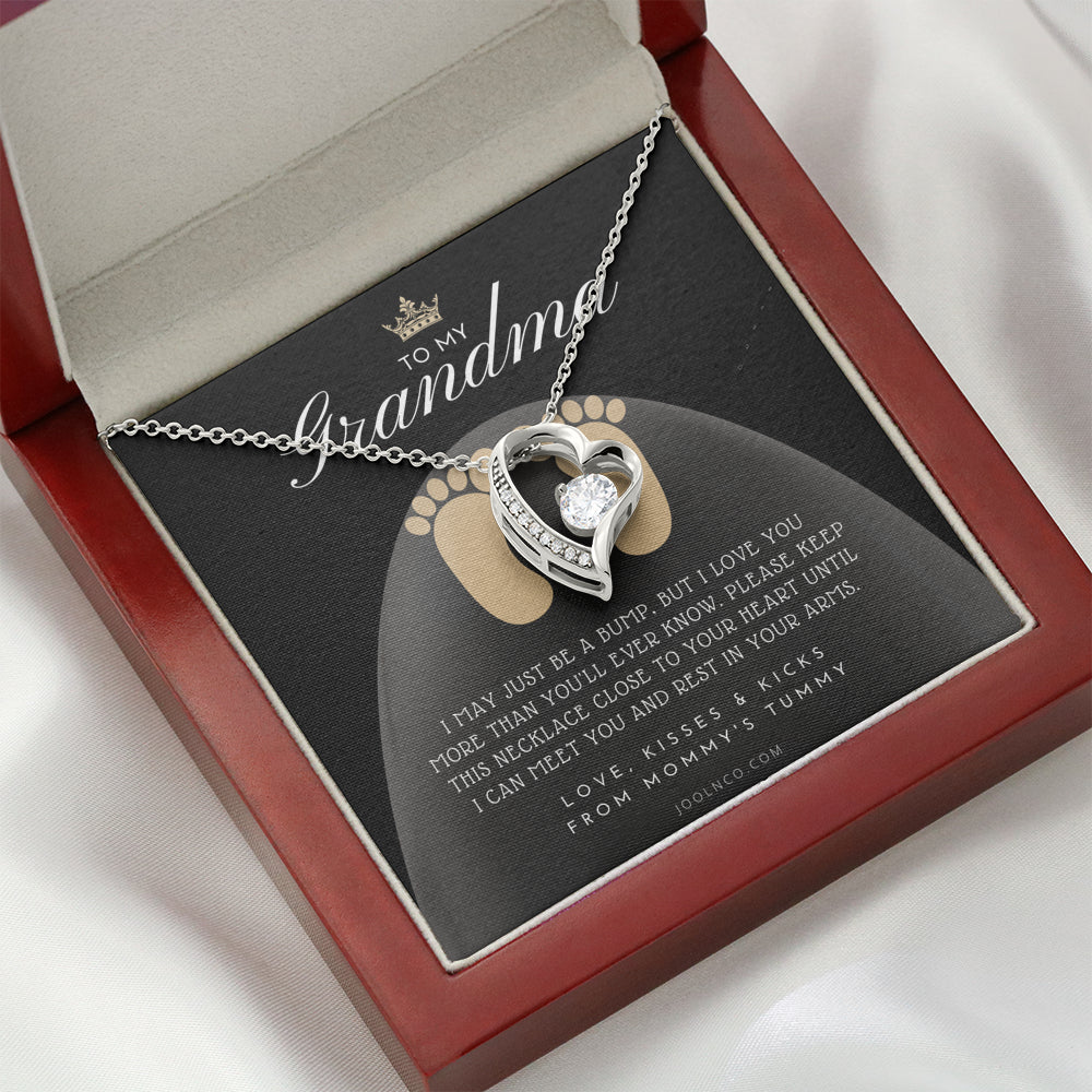 New Grandma Gift | Mom to Grandma Necklace | Pregnancy Announcement Grandparent | First Time Grandma Gifts | New Grandma Necklace