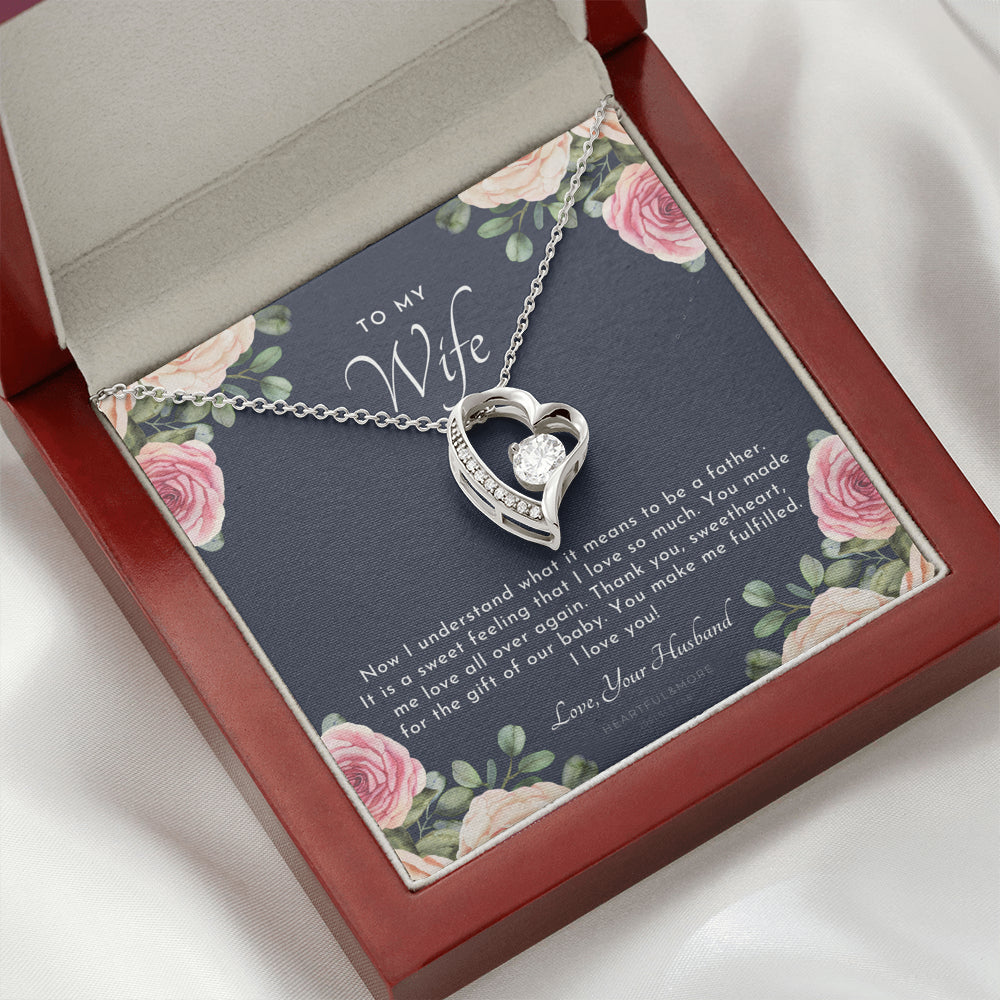 Postpartum Gift for Wife, Gift for Wife Post Pregnancy, Becoming A Mother Gift, Gift For Wife Birth, Wife After Pregnancy Necklace, Wife Becoming A Mom