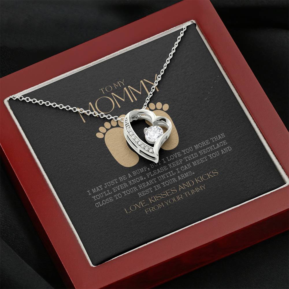 Baby shower gift | New Mommy Necklace | Pregnant Wife Gift | To My Mommy | I May Just Be A Bump But I Love You More Than You Ever Know | To mummy from bump | To Mommy to be | Pregnancy Gift for First Time Mom | New Mom in Hospital | Gift for Pregnant Wife