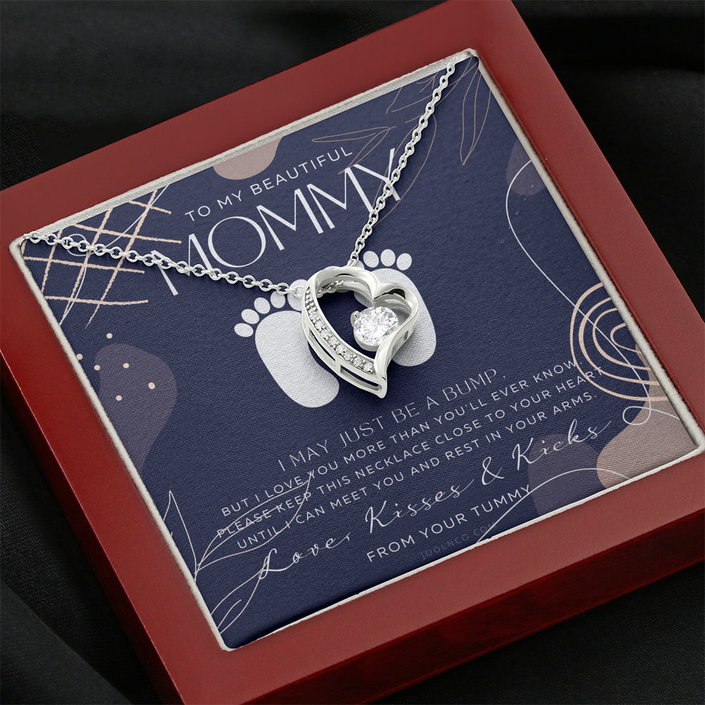 Mom to be gift | New Mommy Gift Necklace | Pregnant Wife Gift | I May Just Be A Bump But I Love You | To mummy from bump | To Mommy to be