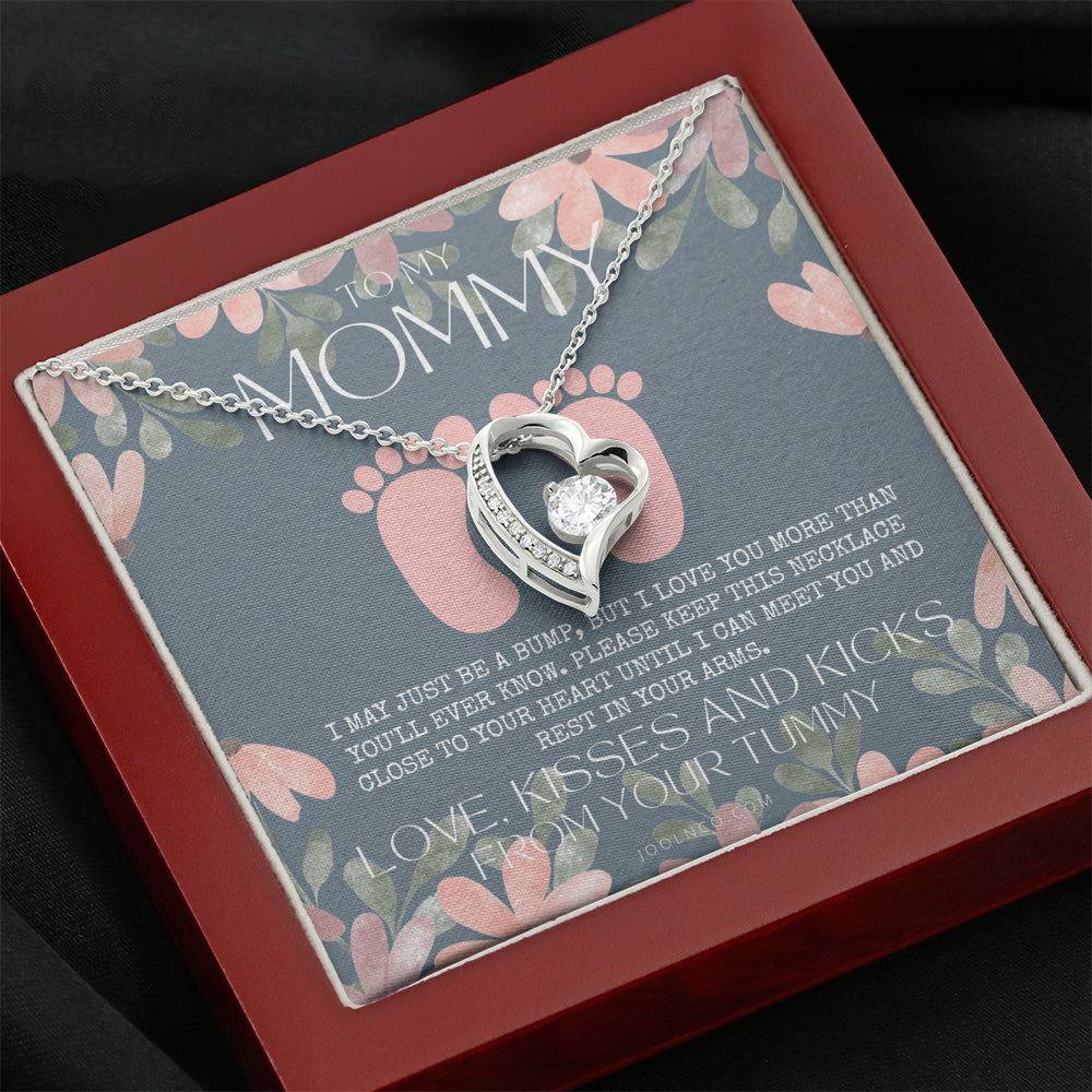 Baby shower gift | New Mommy Necklace | Pregnant Wife Gift | I May Just Be A Bump But I Love You | To mummy from bump | To Mommy to be