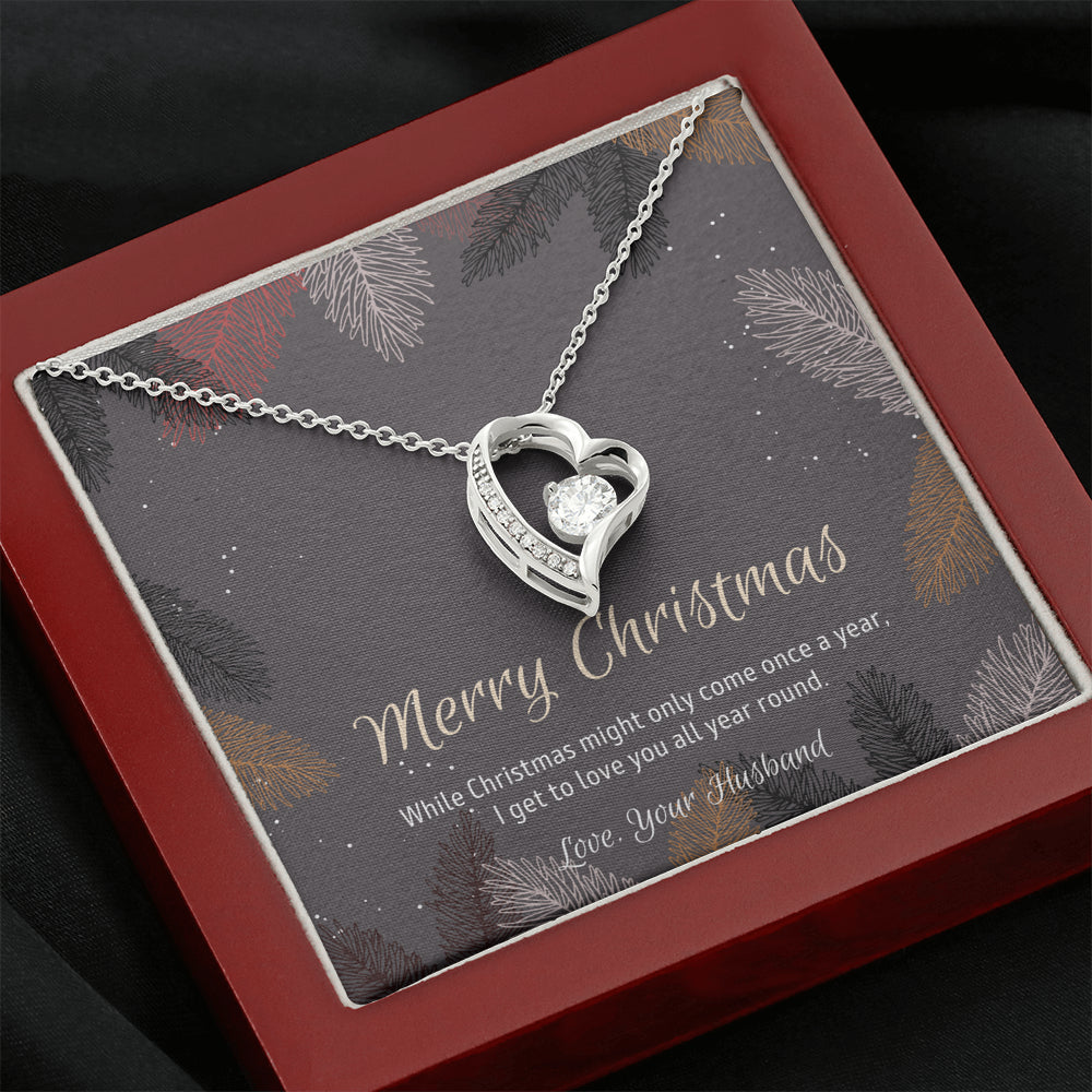 Christmas Gift for Wife, Love Knot Necklace for Wife, Christmas Present for Wife, Christmas Gift for Love