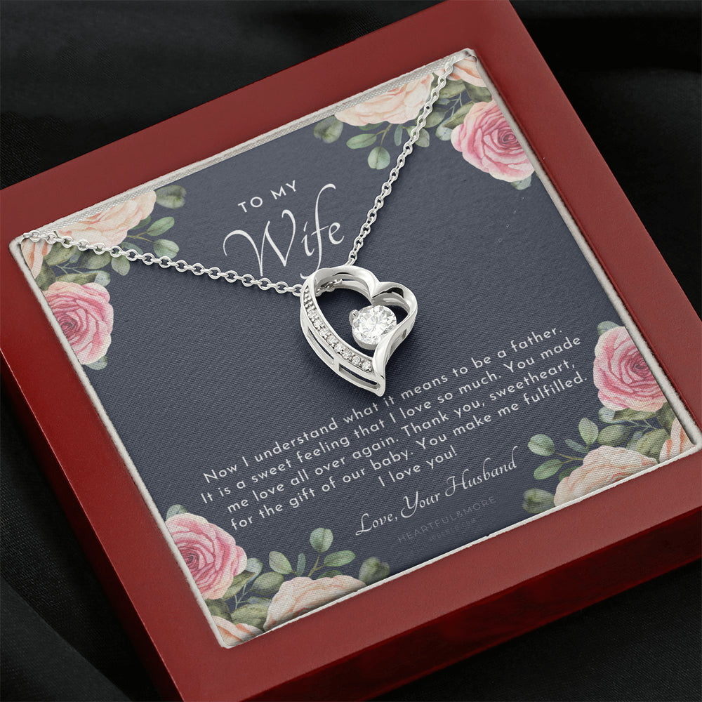 Postpartum Gift for Wife, Gift for Wife Post Pregnancy, Becoming A Mother Gift, Gift For Wife Birth, Wife After Pregnancy Necklace, Wife Becoming A Mom