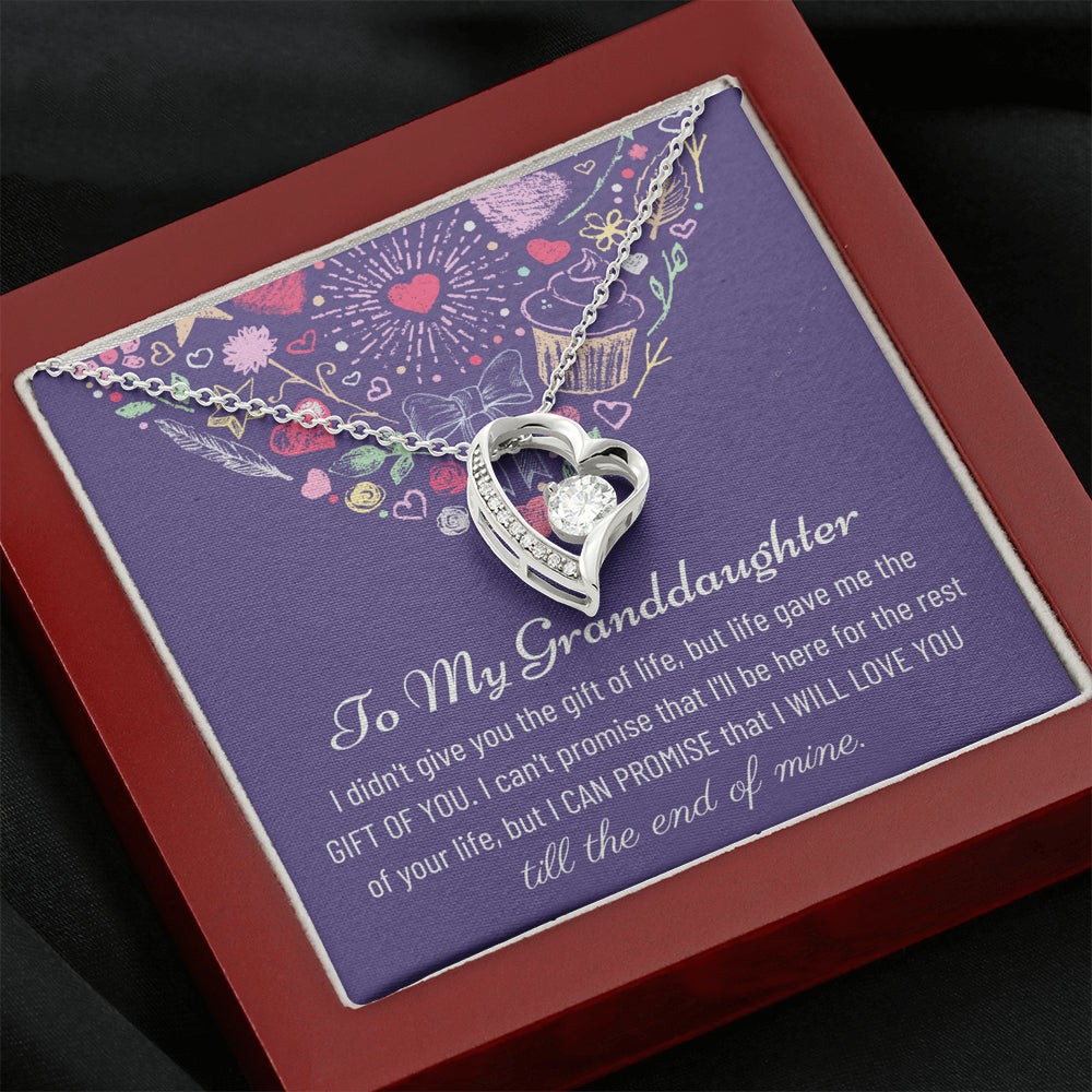 christmas gift, Heart Necklace, heart jewelry, heart gift daughter, christmas necklace, interlocking gift, meaningful gift, unique gift, Granddaughter gift, to my Granddaughter, Granddaughter xmas, gift from grandma, Granddaughter