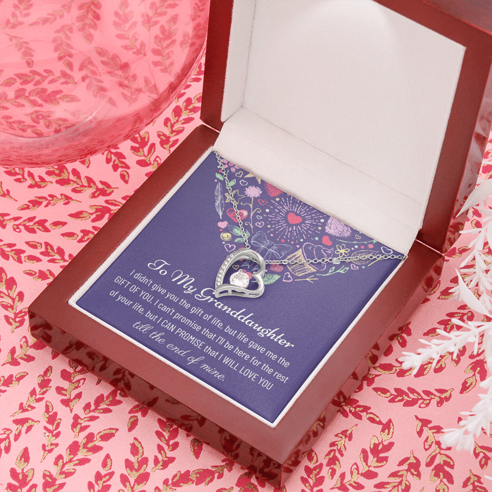 christmas gift, Heart Necklace, heart jewelry, heart gift daughter, christmas necklace, interlocking gift, meaningful gift, unique gift, Granddaughter gift, to my Granddaughter, Granddaughter xmas, gift from grandma, Granddaughter