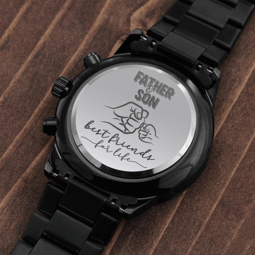 Engraved Watch Gift for Dad, Father’s Day gift for Daddy, Birthday Gift for Dad, Engraved Watch for Him, Father Gift from Son