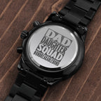 Engraved Watch Gift for Dad, Father’s Day gift for Daddy, Birthday Gift for Dad, Father Gift from Daughter, Father Gift from Daughter