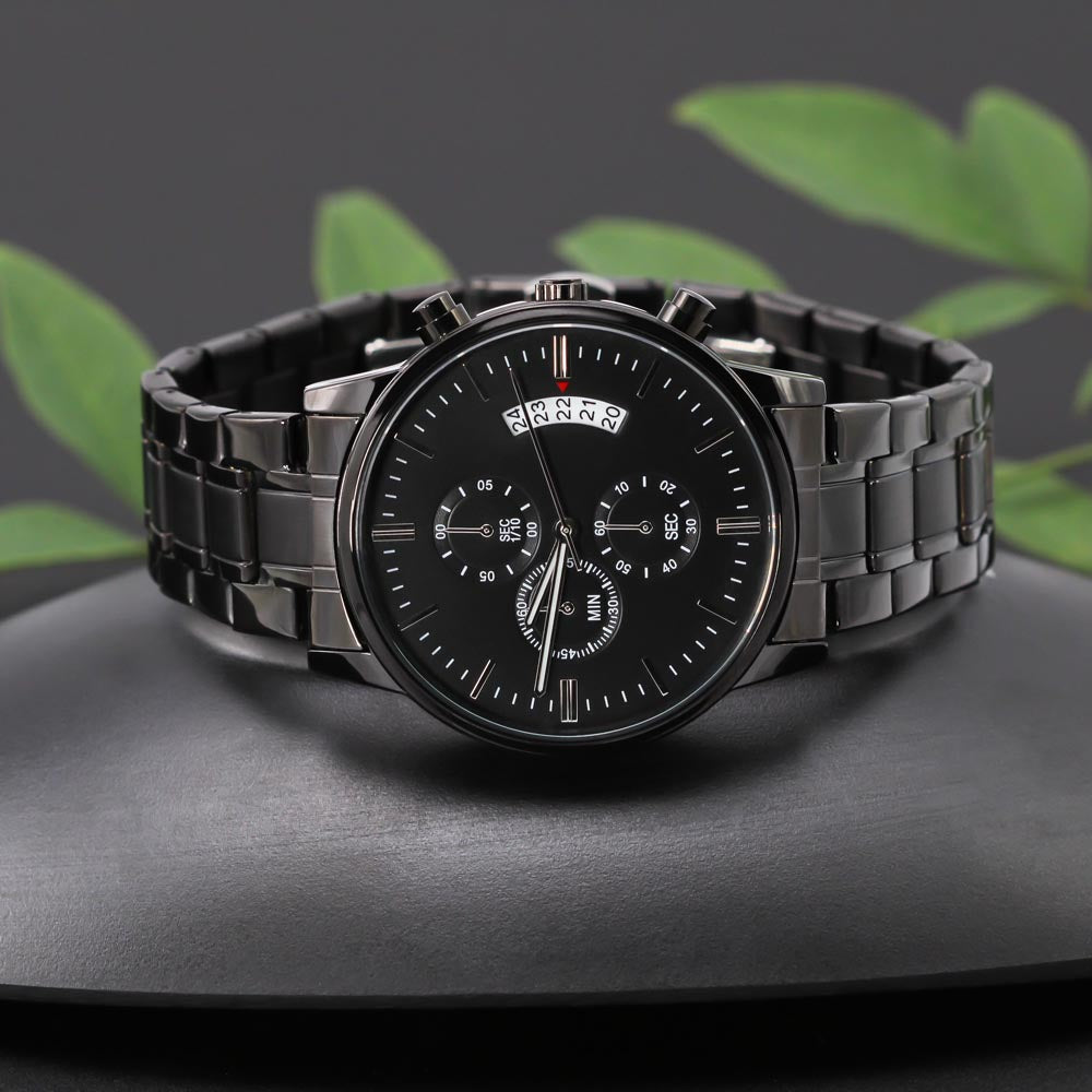 Engraved Watch Gift for Dad, Father’s Day gift for Daddy, Birthday Gift for Dad, Engraved Watch for Him, Cool Father Gift from Daughter, Gift from Wife, Gift from Son, Family Gift