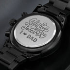 Engraved Watch Gift for Dad, Father’s Day gift for Dad, Birthday Gift for Dad, Gift from Son, Gift form Daughter, Cool Gift for Dad
