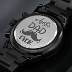 Engraved Watch Gift for Dad, Father’s Day gift for Daddy, Birthday Gift for Dad, Engraved Watch for Him, Father Gift from Daughter and Son, Best Dad Ever