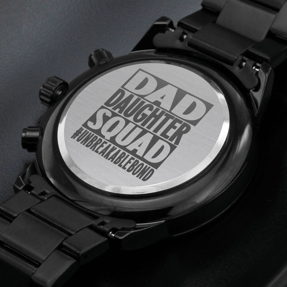 Engraved Watch Gift for Dad, Father’s Day gift for Daddy, Birthday Gift for Dad, Father Gift from Daughter, Father Gift from Daughter