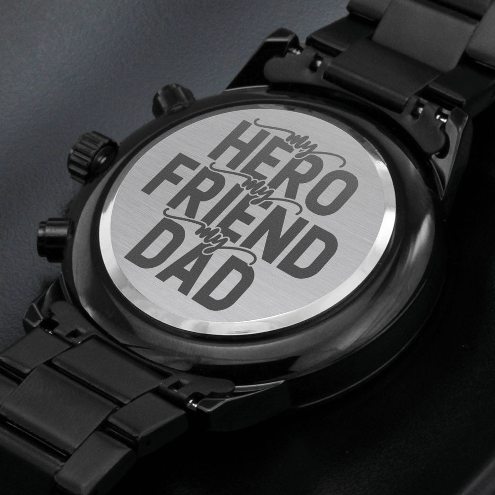 Engraved Watch Gift for Dad, Father’s Day gift for Daddy, Birthday Gift for Dad, Engraved Watch for Him, Father Gift from Daughter and Son