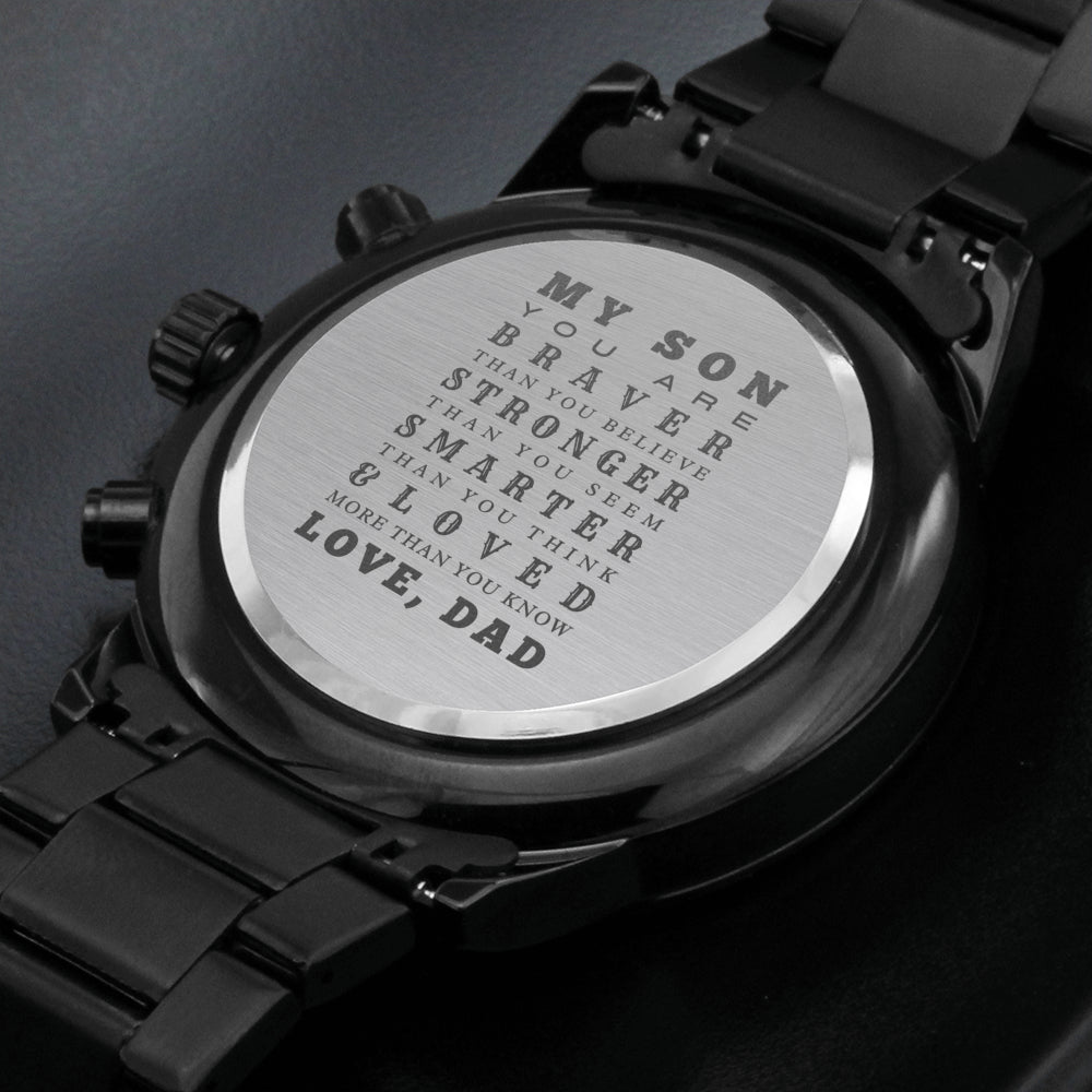 Gift for Son, Birthday Gift for Son, Men's Watch for Son, Gift from Dad, Dad to Son