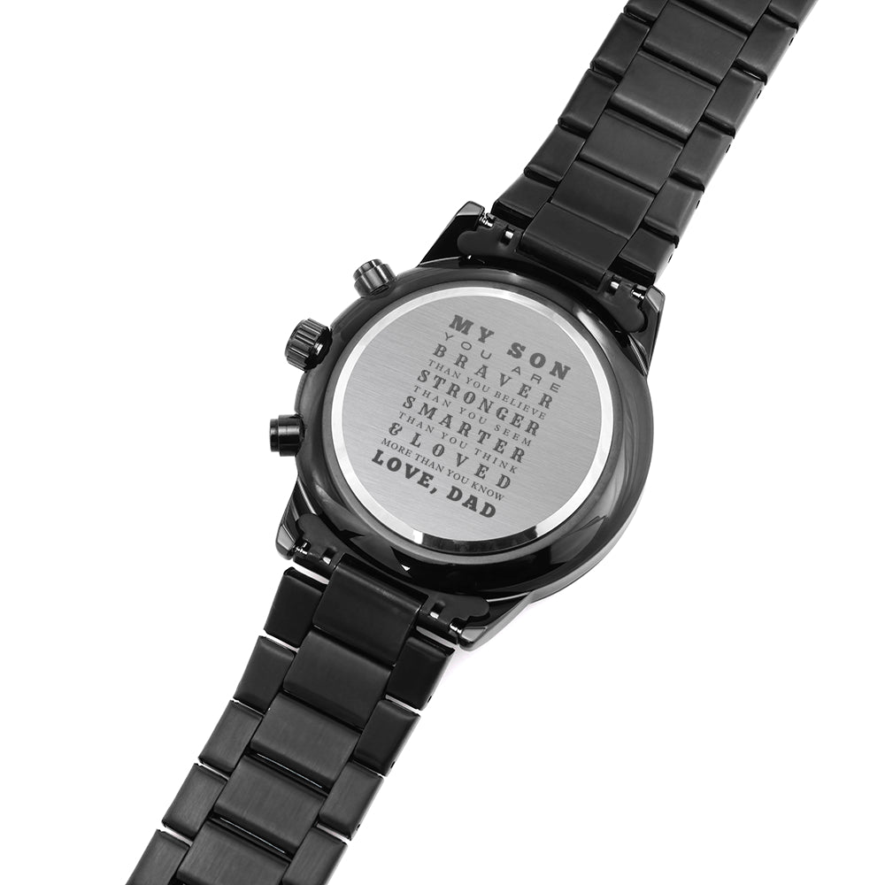 Gift for Son, Birthday Gift for Son, Men's Watch for Son, Gift from Dad, Dad to Son