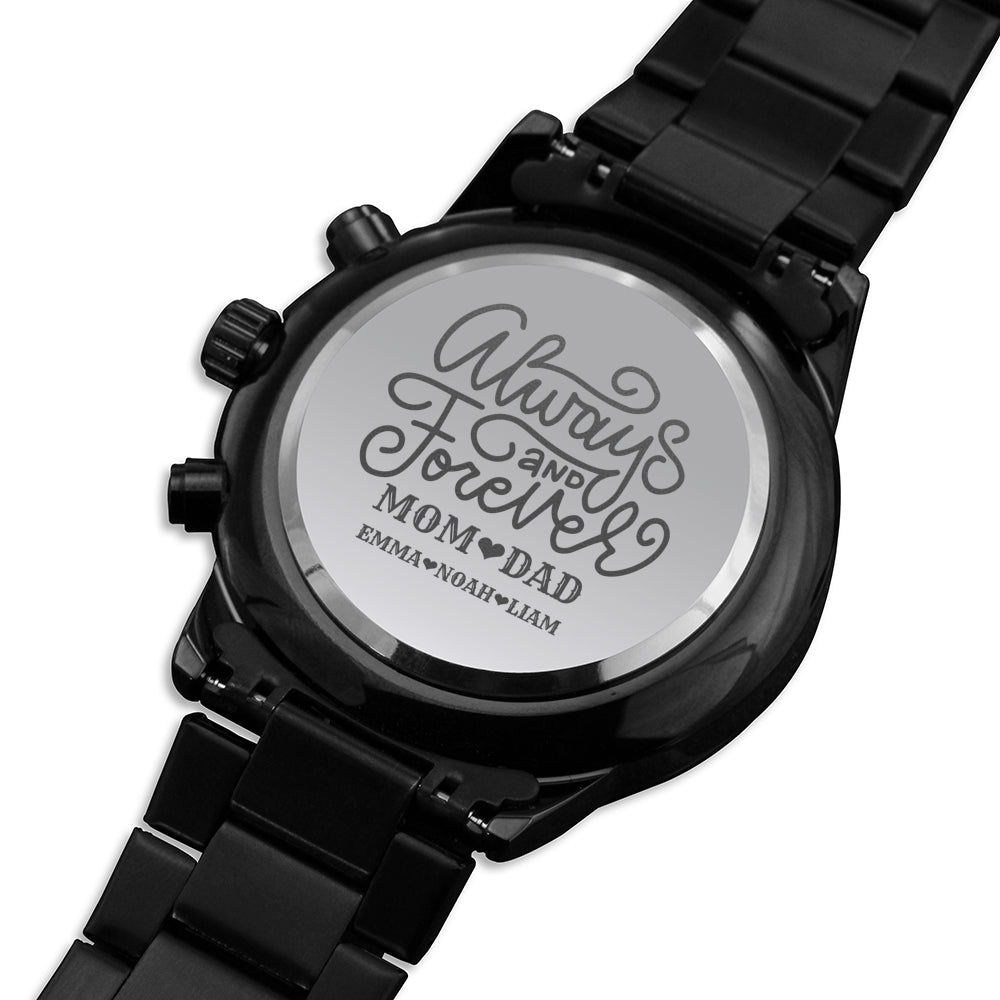 Engraved Watch Gift for Dad, Father’s Day gift for Daddy, Birthday Gift for Dad, Engraved Watch for Him, Cool Father Gift for Husband