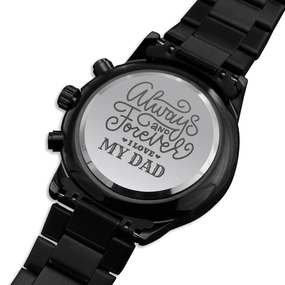 Engraved Watch Gift for Dad, Father’s Day gift for Daddy, Birthday Gift for Dad, Engraved Watch for Him, Cool Father Gift