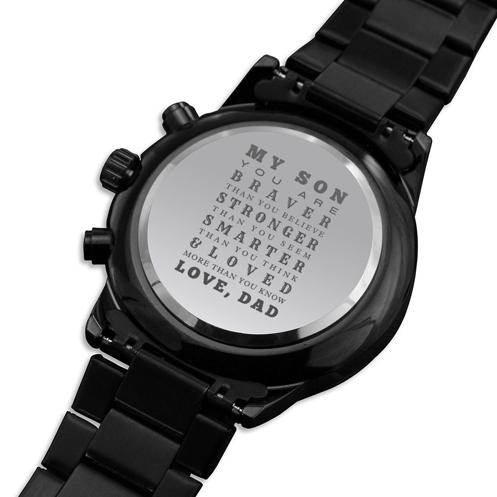 Gift for Son, Birthday Gift for Son, Men's Watch for Son, Gift from Dad, Dad to Son