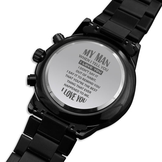 Gift for Husband, Father’s Day gift for Husband, Watch gift for Him, Boyfriend, Future Husband, Dad