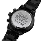 Engraved Watch Gift for Dad, Father’s Day gift for Dad, Birthday Gift for Dad, Gift from Son, Gift form Daughter, Cool Gift for Dad