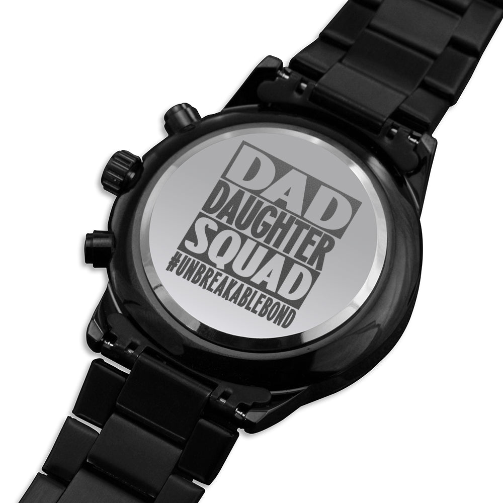 Engraved Watch Gift for Dad, Father’s Day gift for Daddy, Birthday Gift for Dad, Father Gift from Daughter, Father Gift from Daughter