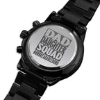 Engraved Watch Gift for Dad, Father’s Day gift for Daddy, Birthday Gift for Dad, Father Gift from Daughter, Father Gift from Daughter