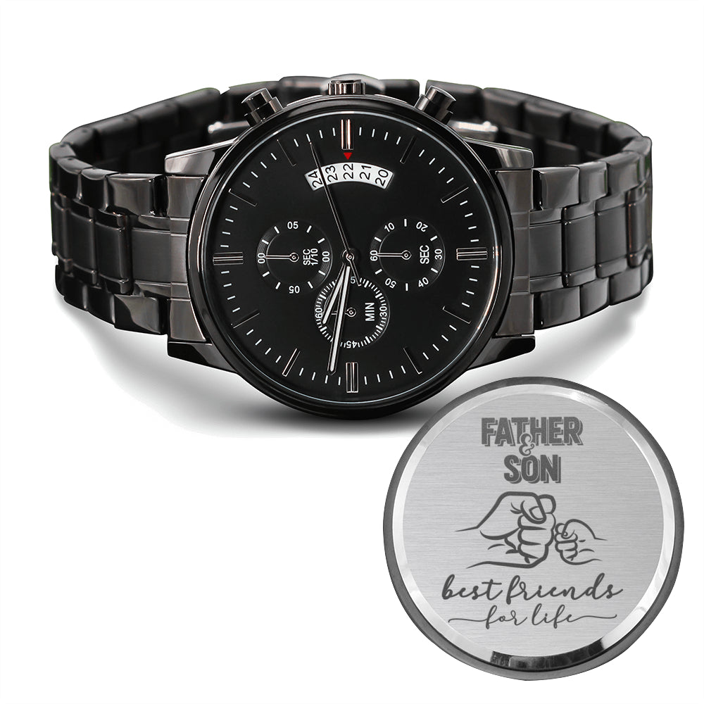 Engraved Watch Gift for Dad, Father’s Day gift for Daddy, Birthday Gift for Dad, Engraved Watch for Him, Father Gift from Son
