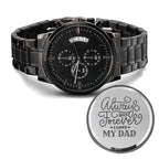 Engraved Watch Gift for Dad, Father’s Day gift for Daddy, Birthday Gift for Dad, Engraved Watch for Him, Cool Father Gift
