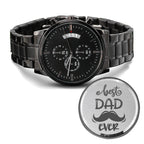 Engraved Watch Gift for Dad, Father’s Day gift for Daddy, Birthday Gift for Dad, Engraved Watch for Him, Father Gift from Daughter and Son, Best Dad Ever