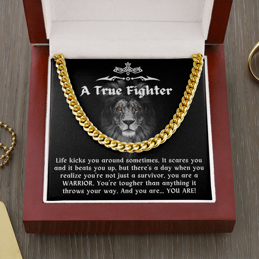 Cancer Survivor Gift for Men, Cancer Fighter Gift, Encouragement Gift for Men, Warrior Gift for Men, Necklace