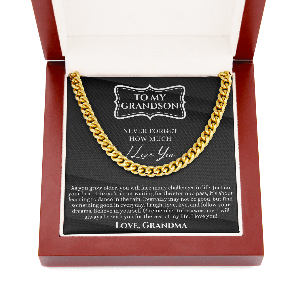 TO MY GRANDSON