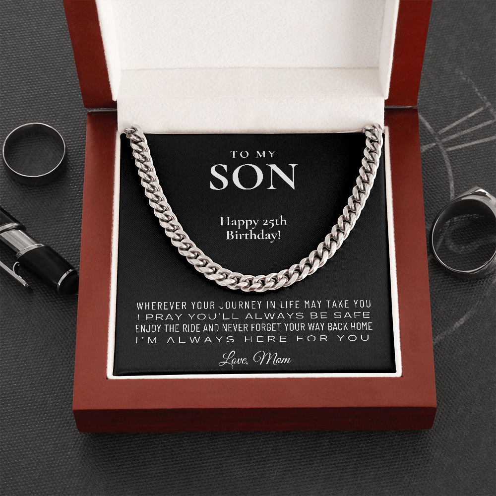 To My Son, Birthday Gift for Son from Mom, Gift for Son on His Birthday, Son's Birthday Gift from Parents