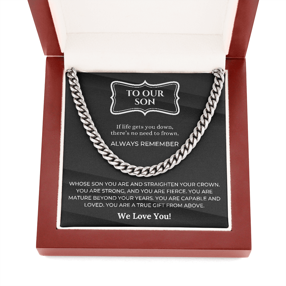 TO OUR SON